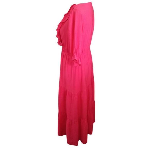 ZARA PINK RUFFLE MISI DRESS SZ.S EUC. - Picture 5 of 8